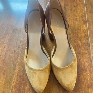 Nine‎ West Tan Brown High Heels with Pointed Toe